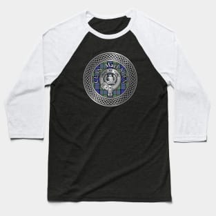 Clan MacLaren Crest & Tartan Knot Baseball T-Shirt